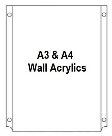A3 & A4 - Wall Acrylics