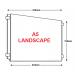 A5 Landscape Acrylic Poster Holders